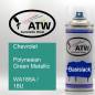 Preview: Chevrolet, Polynesian Green Metallic, WA185A / 18U: 400ml Sprühdose, von ATW Autoteile West.